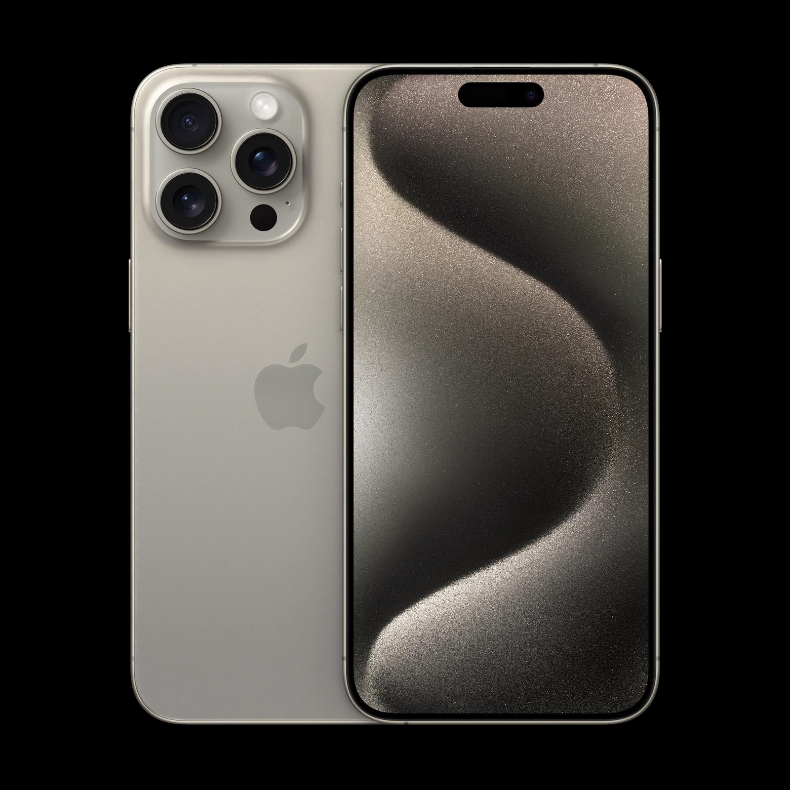 iPhone 15 Pro Max — Натуральный титан
